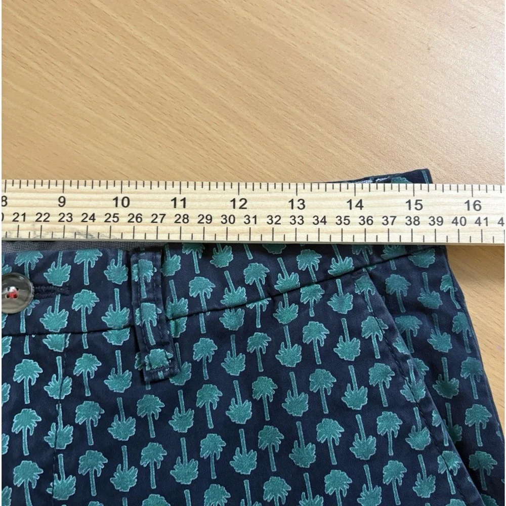 Tommy Hilfiger Flex PGA Golf Shorts Mens 31 Navy Palm Tree Print Performance